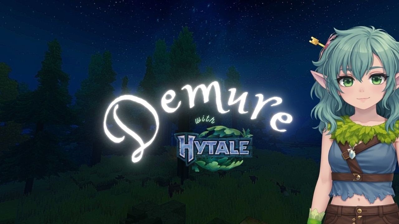Demure Music Hytale Timelapse for Study or Sleep – Cozy Ambient Fantasy (1 Hour, No Talking)