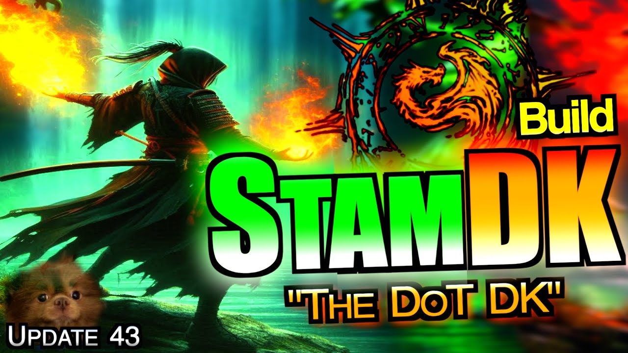 ESO PvP: StamDK EASIEST and OVERPOWERED DoT Build Build Tutorial | Gold Road "The DoT DK"