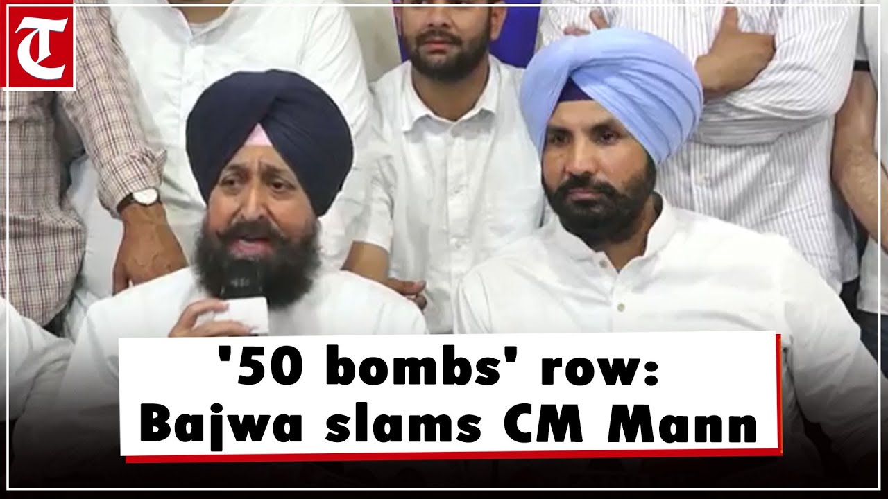 Partap Bajwa hits out at CM Mann for FIR in 