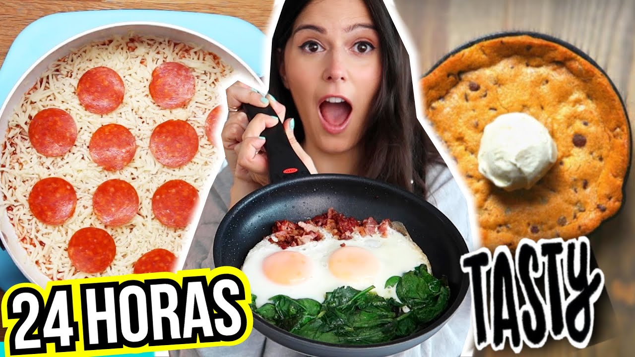 COCINANDO un D&Iacute;A ENTERO con RECETAS DE TASTY! ONE PAN &iquest;SALDR&Aacute;N BIEN? | TASTY INSTAGRAM/FACEBOOK