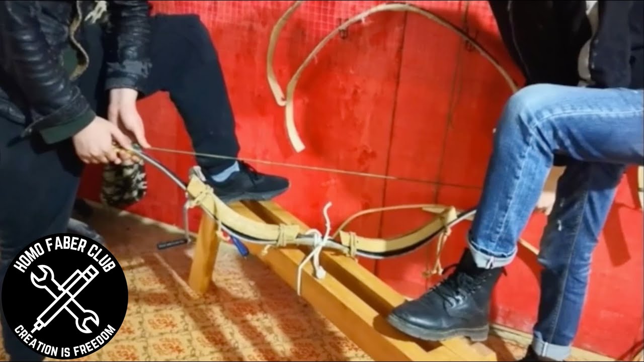 Making a traditional Chinese Recurve Bow based on an ancient craft book 