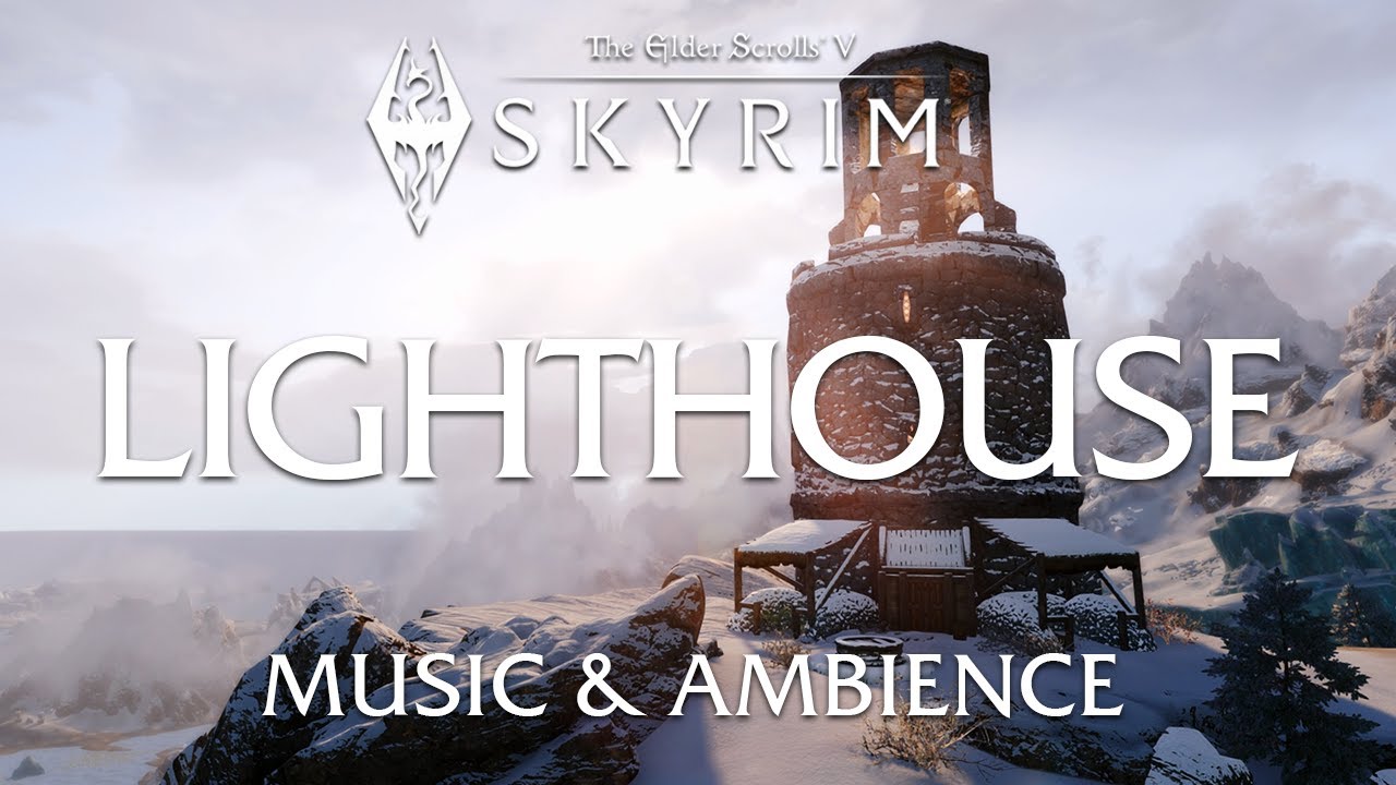 Lighthouse of Skyrim | Calm Music and Ambience to Relax and Study