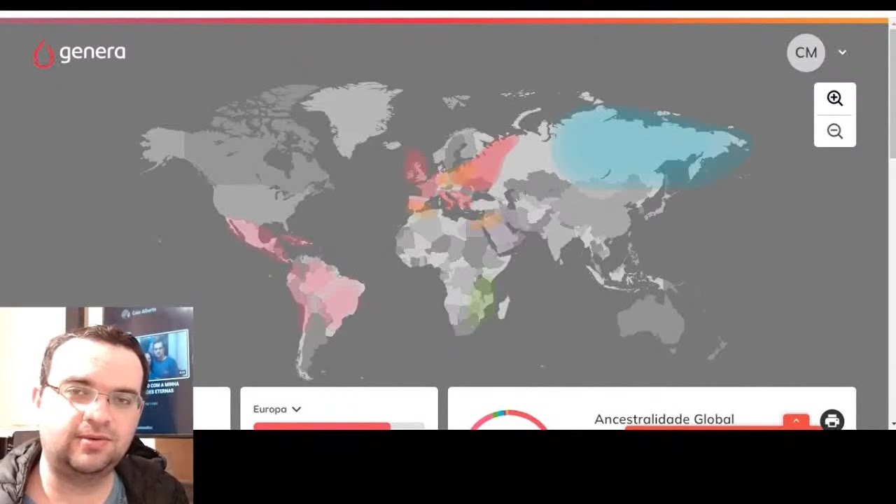 RESULTADO DO MEU TESTE DE ANCESTRALIDADE - GENERA