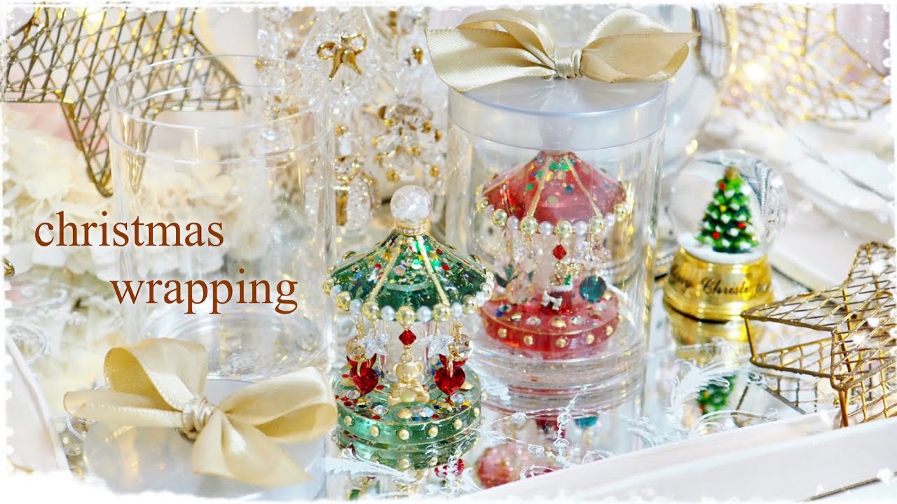 『 ハンドメイド作品 』クリスマスラッピング作業風景