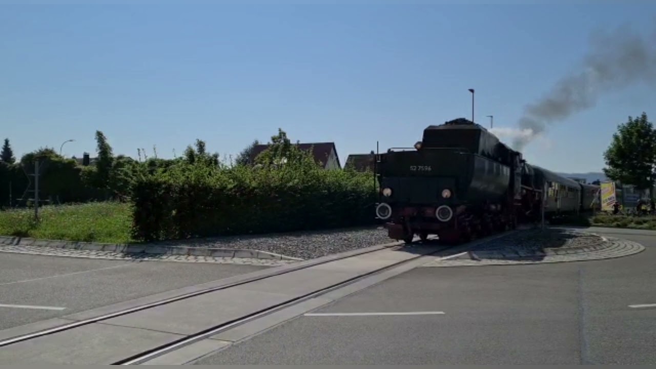Dampffahrten der 52 von Etzwilen nach Singen #2