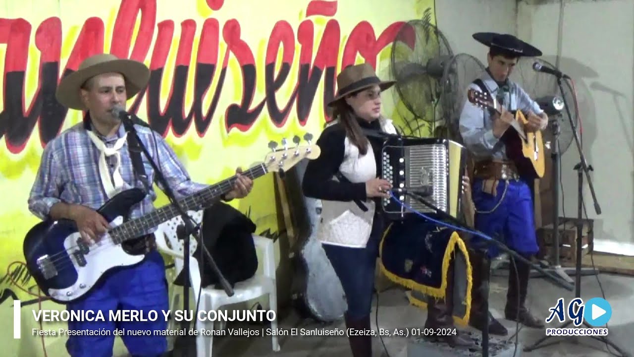 VERONICA MERLO EN VIVO EN LA FIESTA DE RONAN VALLEJOS | SALÓN EL SANLUISEÑO (Ezeiza)  01-09-2024 ✔️