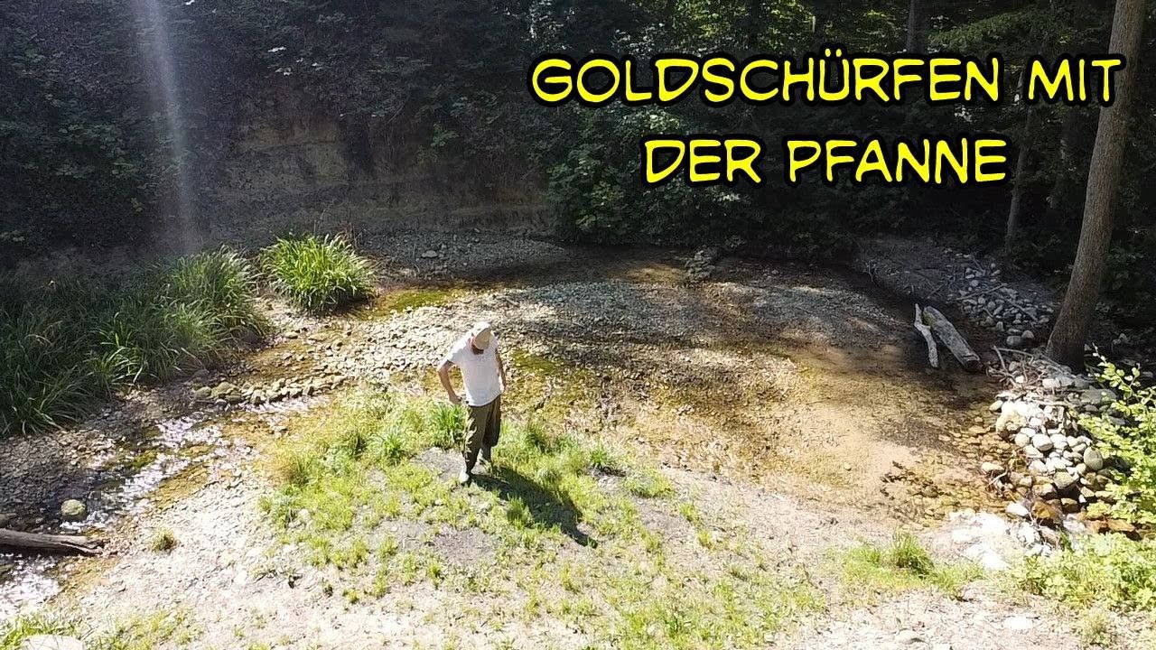 Goldwaschen in der Schweiz Pt.8 (Goldwaschen mit der Pfanne)