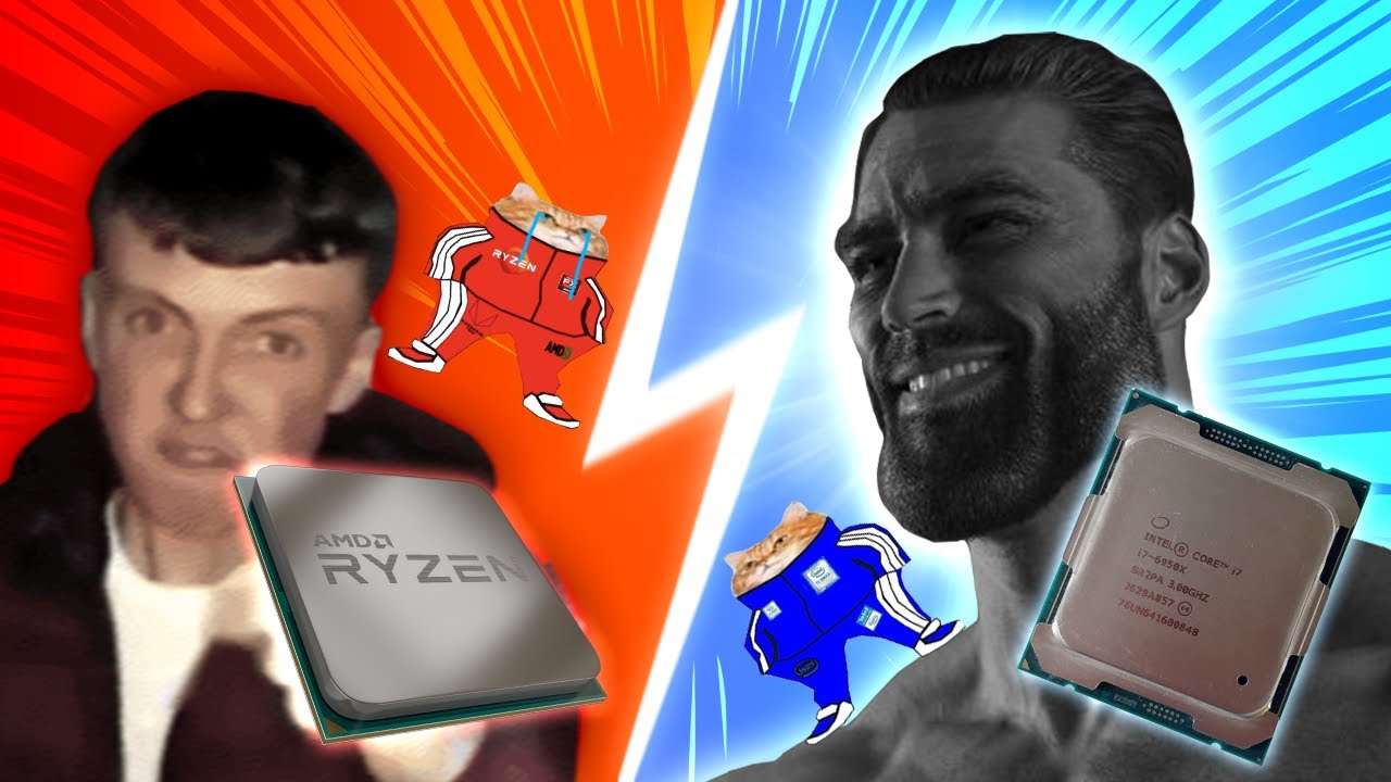 Древний Интол 6950X против Райзенов | 6950X vs 2700X, 5600X, 5950X