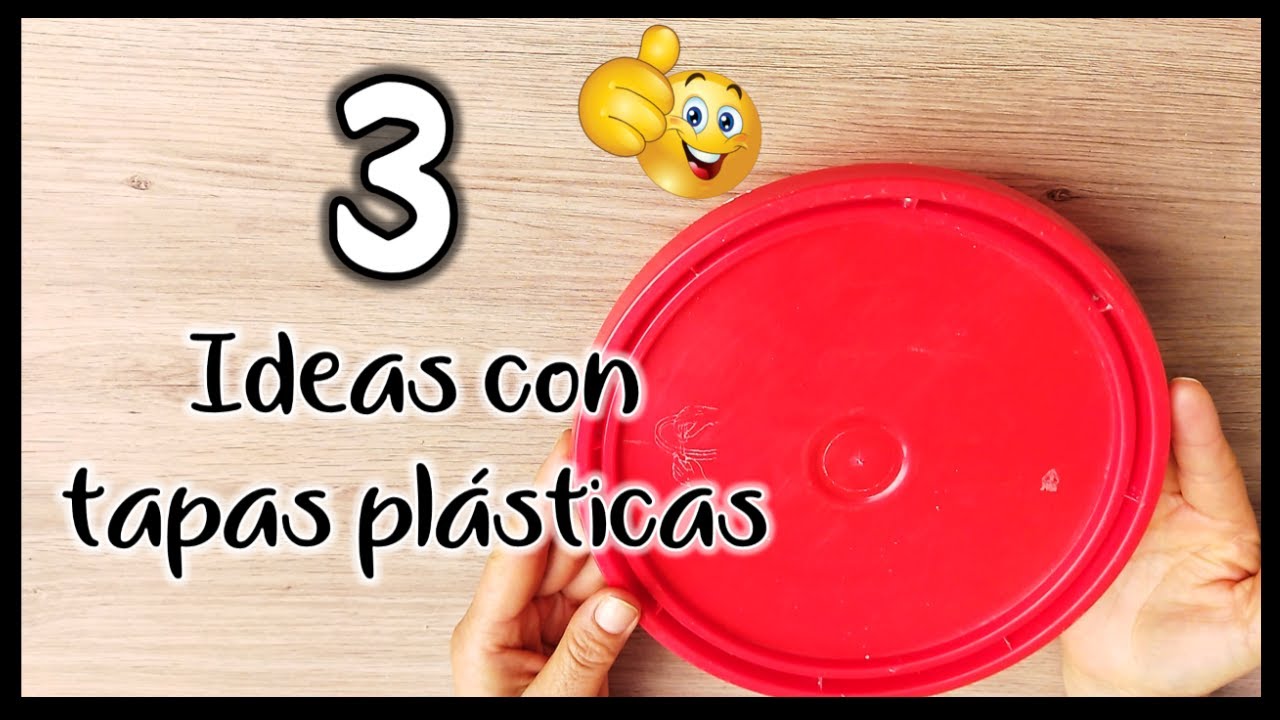3 HERMOSAS IDEAS CON TAPAS DE PLÁSTICO - Manualidades con reciclaje 2023 - Crafts for the kitchen