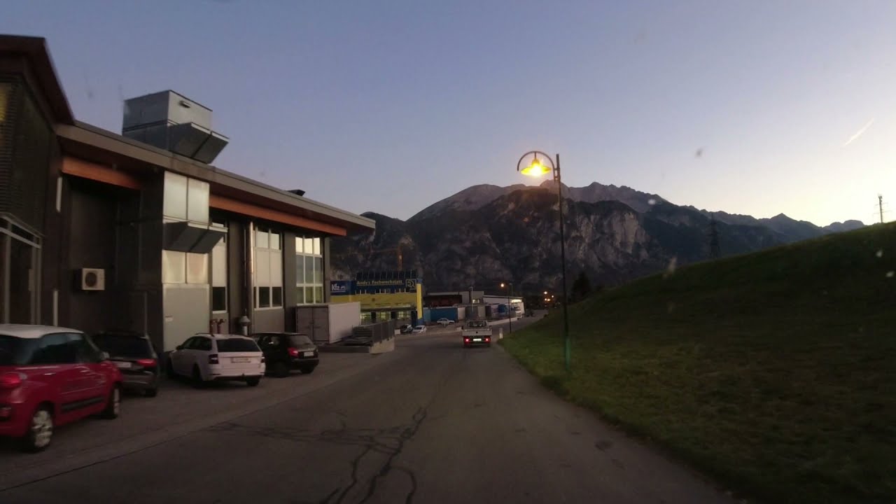 Road Trip | Dawn drive from #Innsbruck Austria to the Italian #BrennerPass highway Toll station PT 1