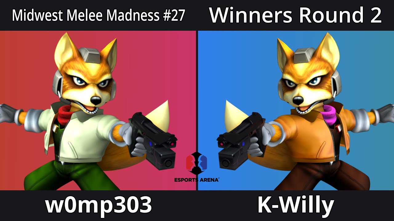 Winners Round 2 w0mp303 vs K-Willy Midwest Melee Madness #27
