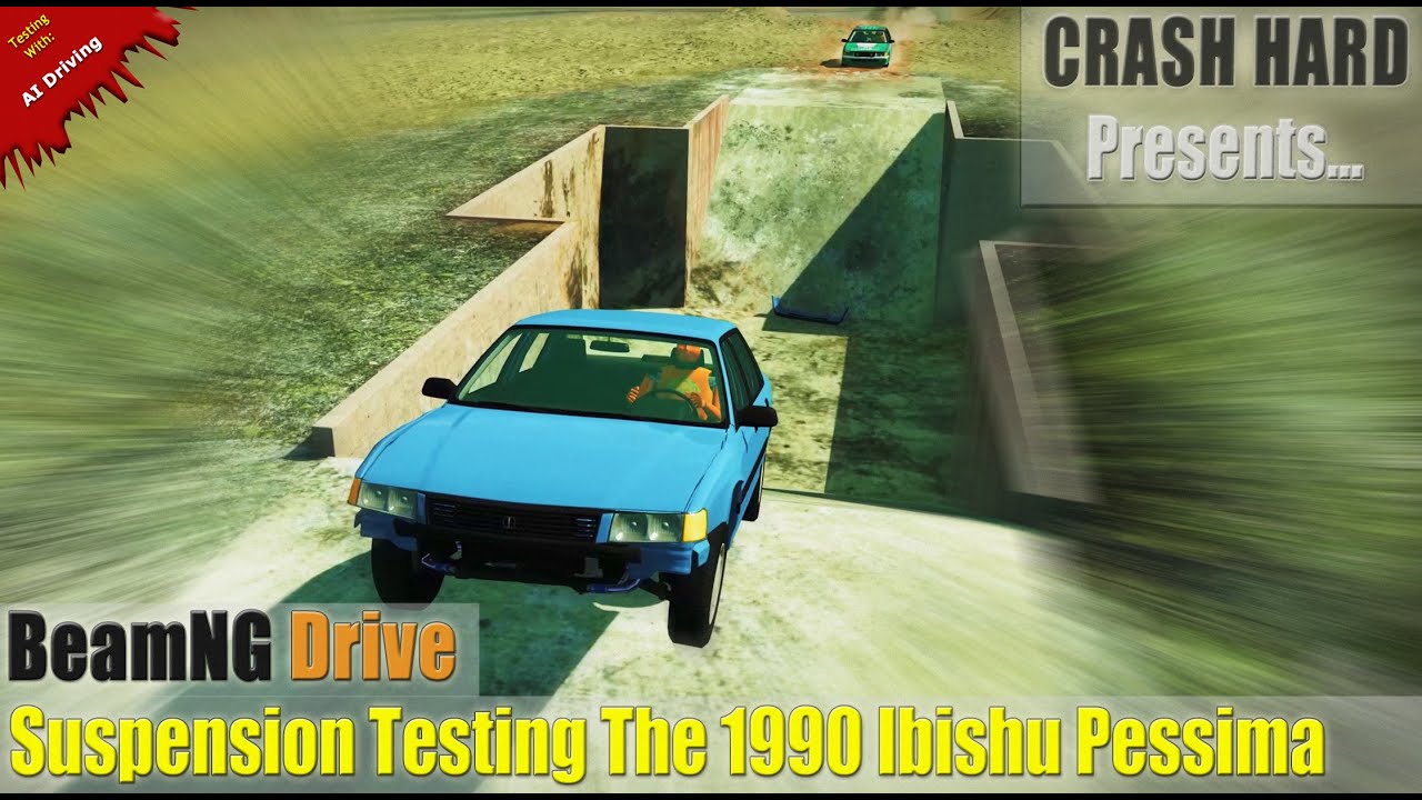 BeamNG Drive - Suspension Testing The 1990 Ibishu Pessima