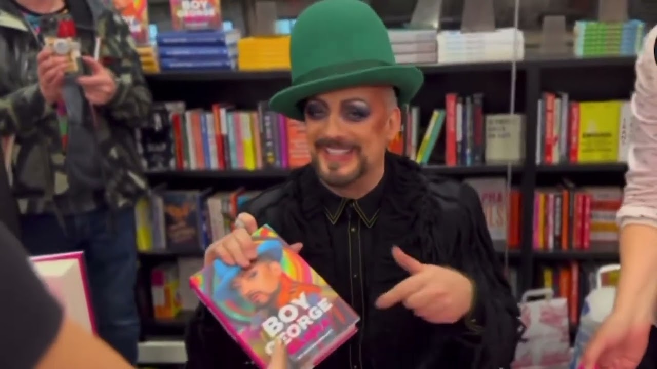 Boy George Book signing.