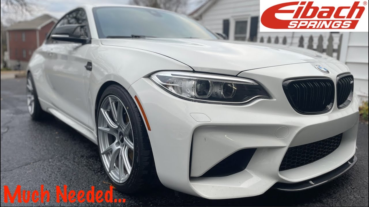 F87 M2 Eibach Springs + Strut Bar Install