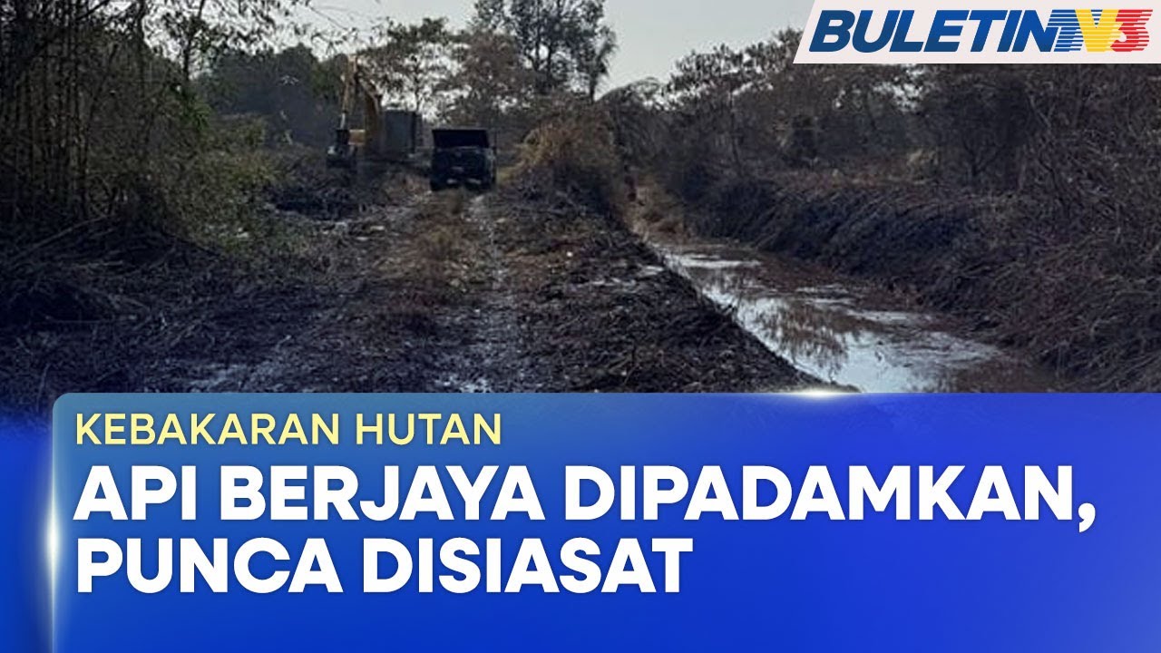 KEBAKARAN HUTAN | Pemadaman Kebakaran Hutan Simpan Kuala Langat Selatan Selesai (BU)
