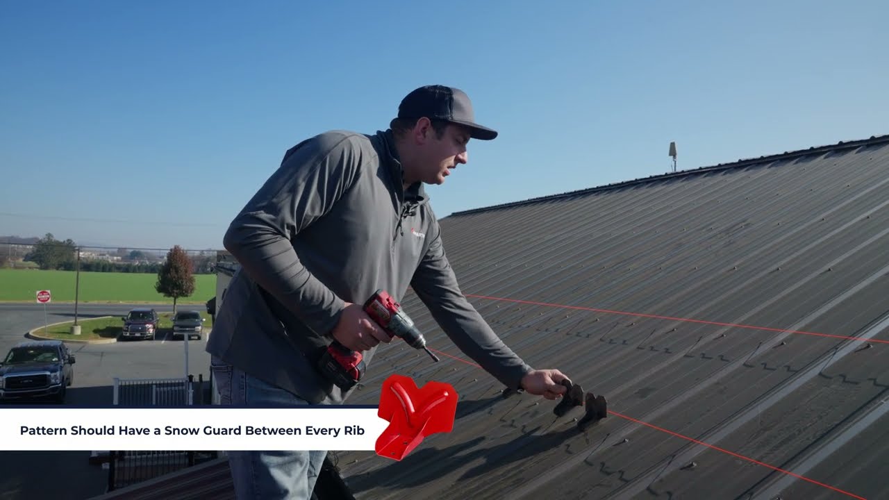How to Install Snow Guards on a Metal Roof