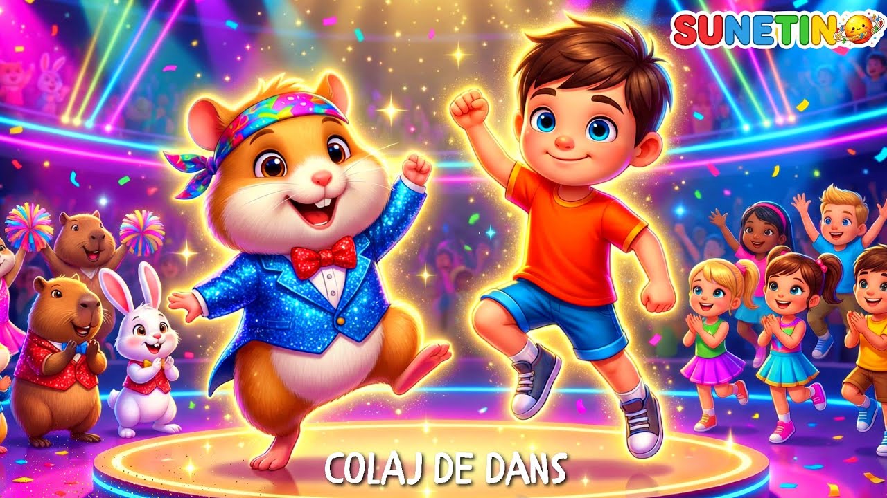 COLAJ de Dans ṣi Mişcare 🎵 Cântece pentru Copii 🙌