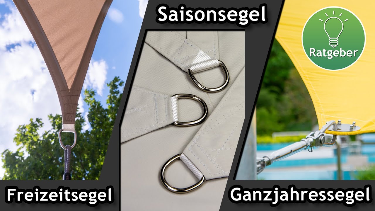 Was ist der richtige Stoff für ein Sonnensegel? Qualitätsunterschiede: Worauf achten? | FAQ ☀️ Pina