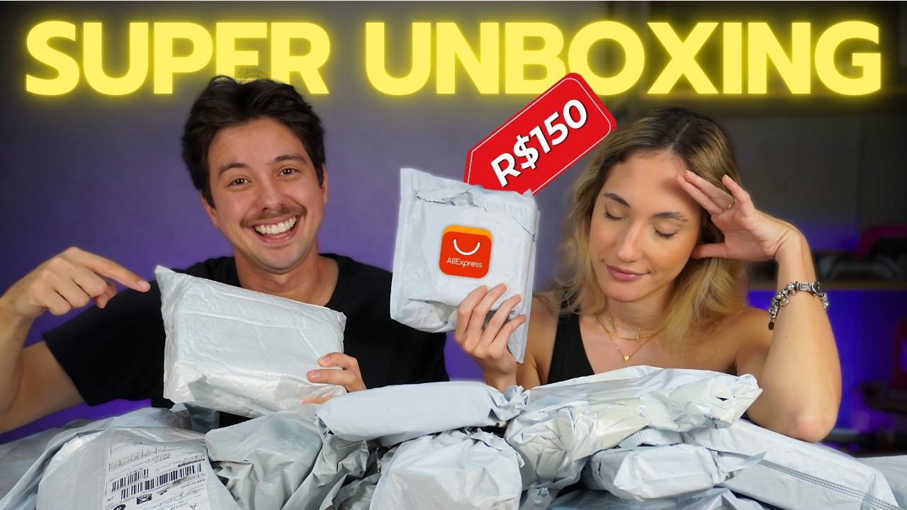 Primeiro Super Unboxing de 2025: Produtos Incríveis do AliExpress! | Útil x Inútil