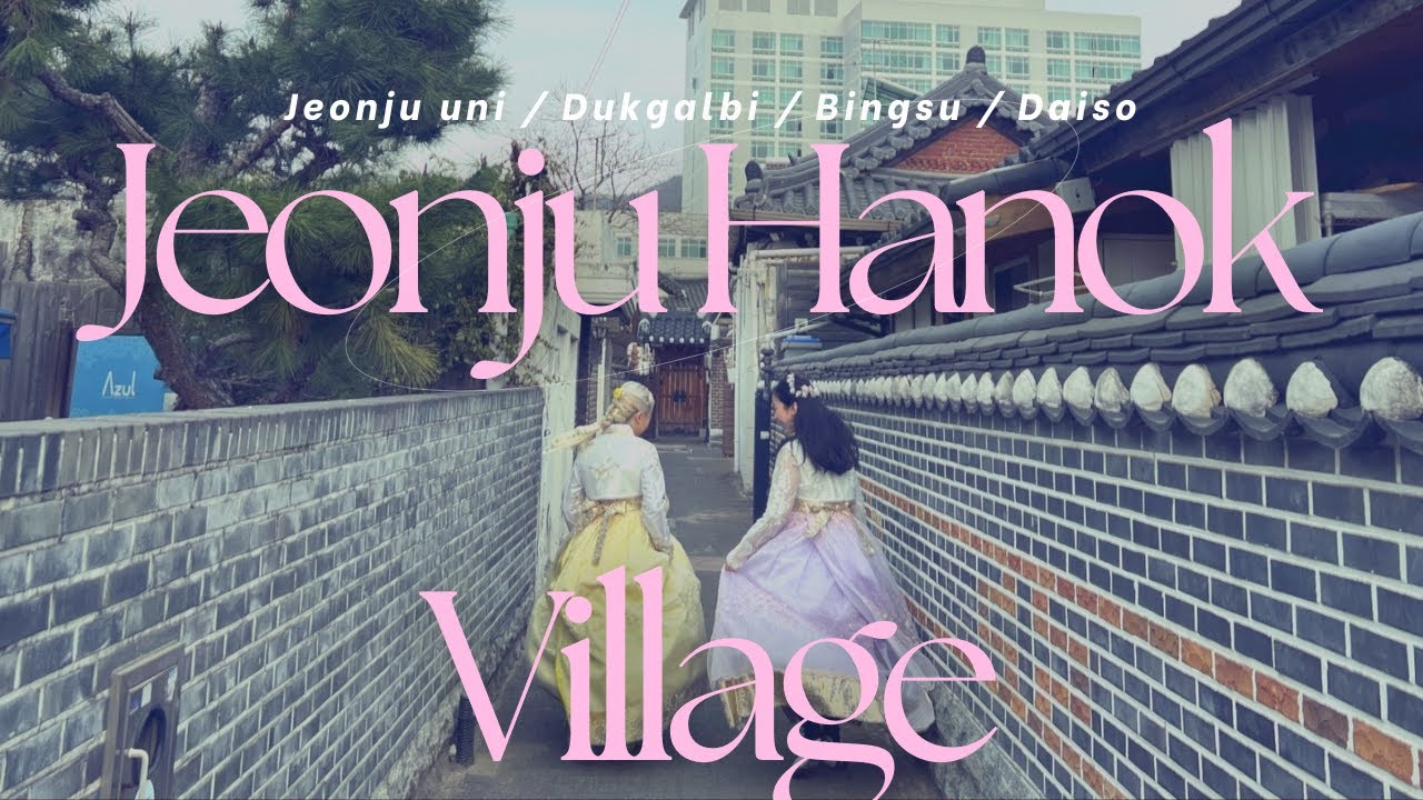 One of Korea's best Hanok Villages - Jeonju Hanok Village!