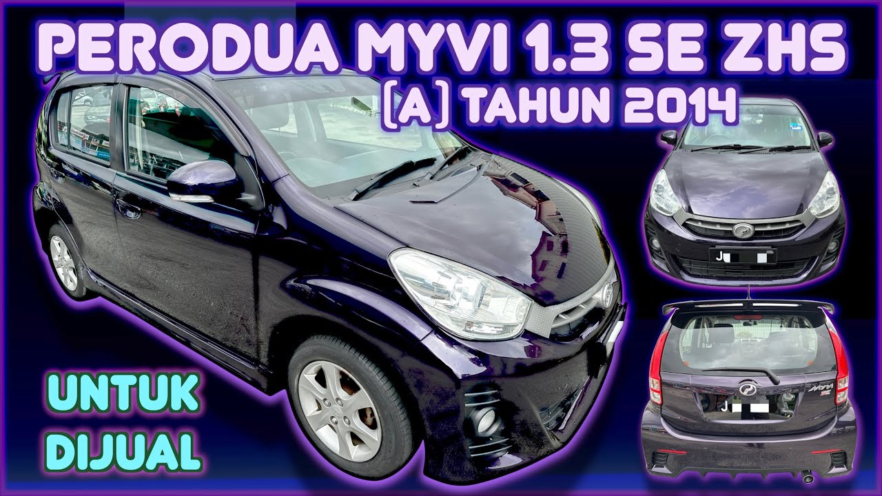 PERODUA MYVI 1.3 SE ZHS (A) TAHUN 2014 UNTUK DIJUAL