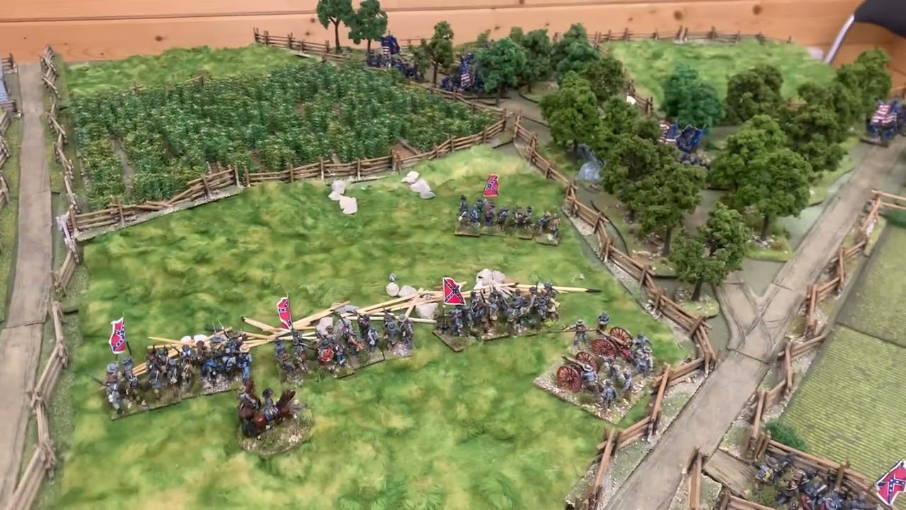 The Cornfield - Antietam 1862. Pickett’s Charge. Wargaming the American Civil War