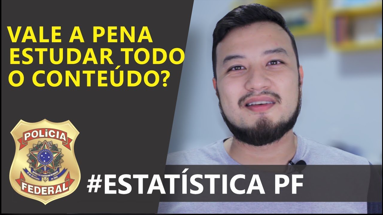 Estatística PF - melhor estratégia de estudo