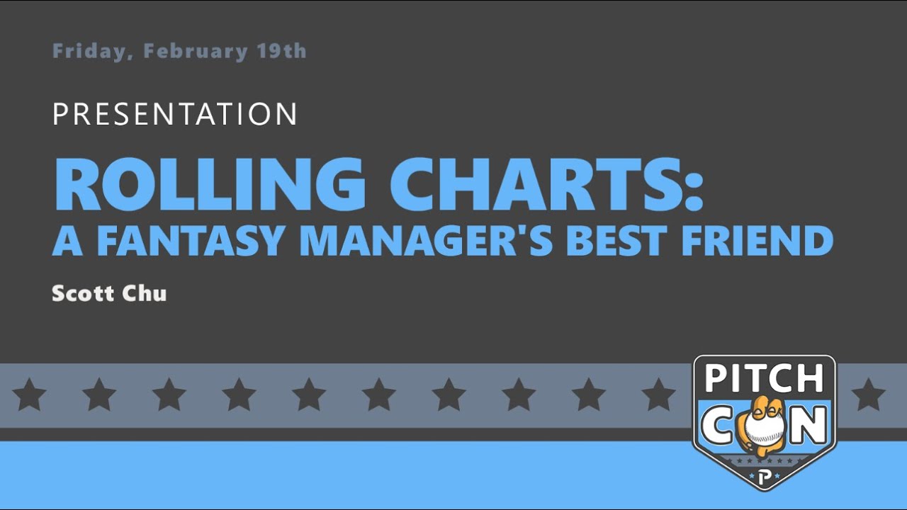 Rolling Charts: A Fantasy Manager’s Best Friend w/ Scott Chu (PitchCon 2021)