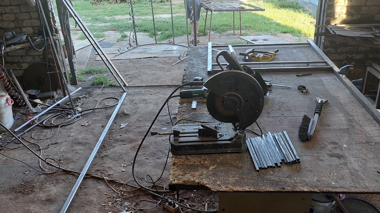 крутая калитка.отличный результат.#холоднаяковка #изпрофельнойтрубы #своимируками