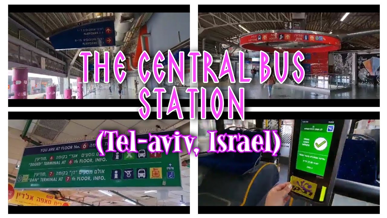 The Central Bus Station in Tel-Aviv, Israel