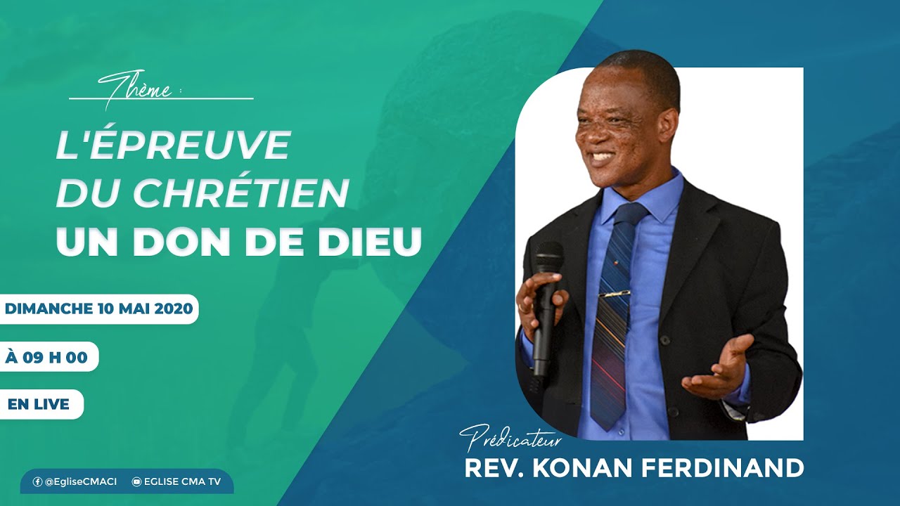 L'EPREUVE DU CHRETIEN, UN DON DE DIEU - EN BAOULE