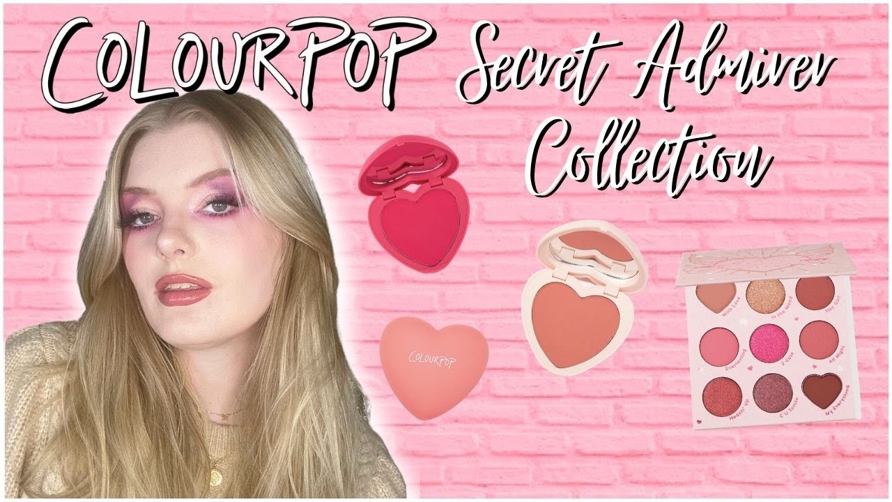 ♥ COLOURPOP SECRET ADMIRER COLLECTION | First Impressions, Swatches and Try-On | looksbylottie ♥