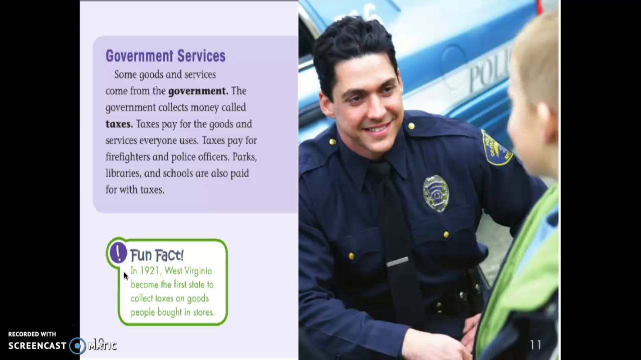 Goods and Services Read Aloud