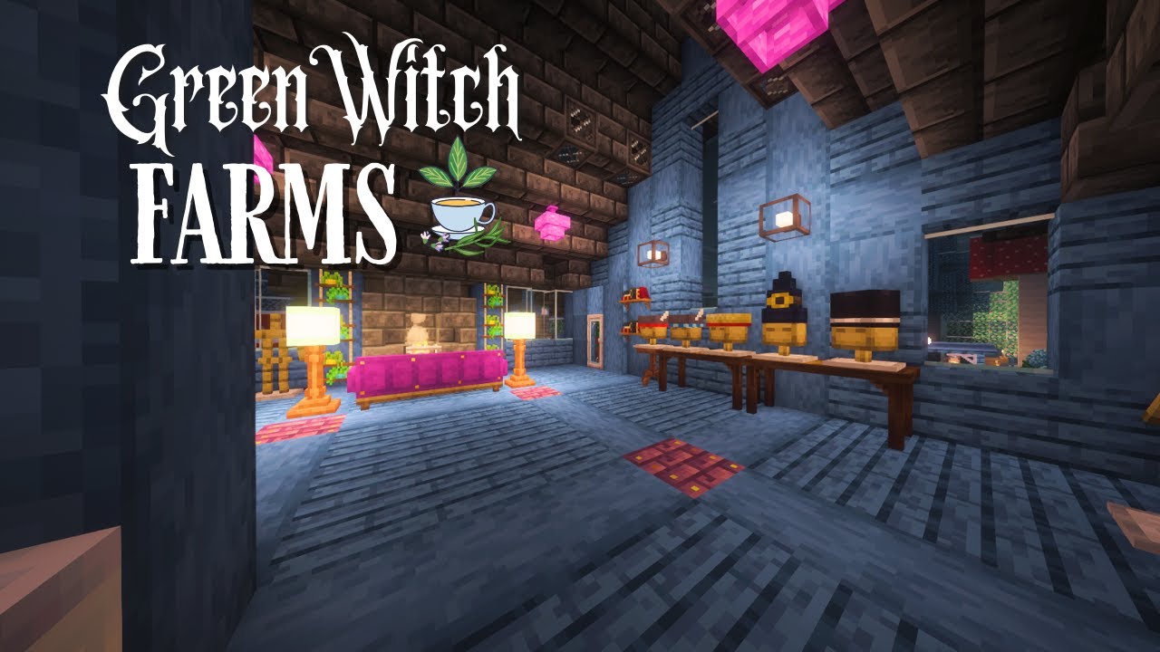 Setting-up a General Store in Minecraft🐝 | GreenWitch Farms | Modded Minecraft