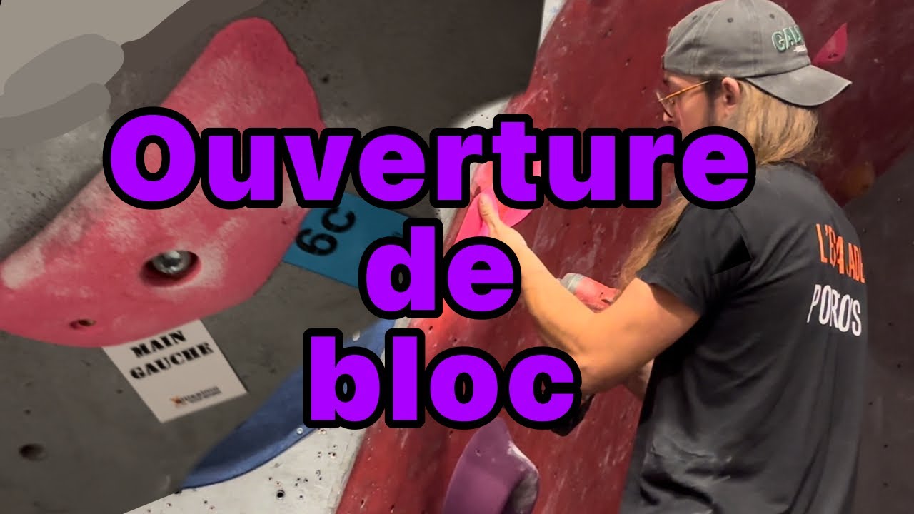 ESCALADE OUVERTURE DE BLOC #11  -Altissimo Montaudran