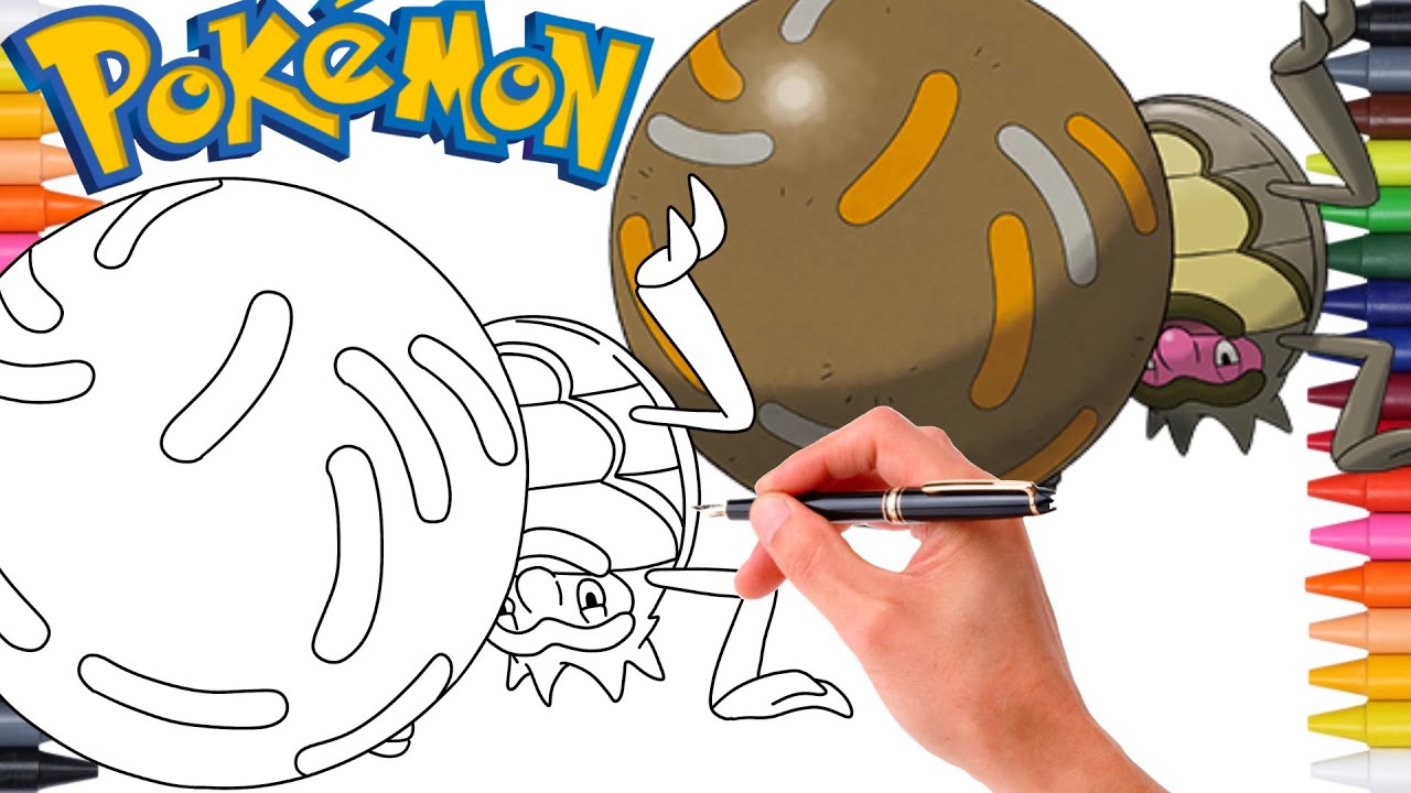 Comment Dessiner LE POK&Eacute;MON L&Eacute;BOUL&Eacute;ROU (Rellor) FACILEMENT ! #953 | G&Eacute;N&Eacute;RATION 9