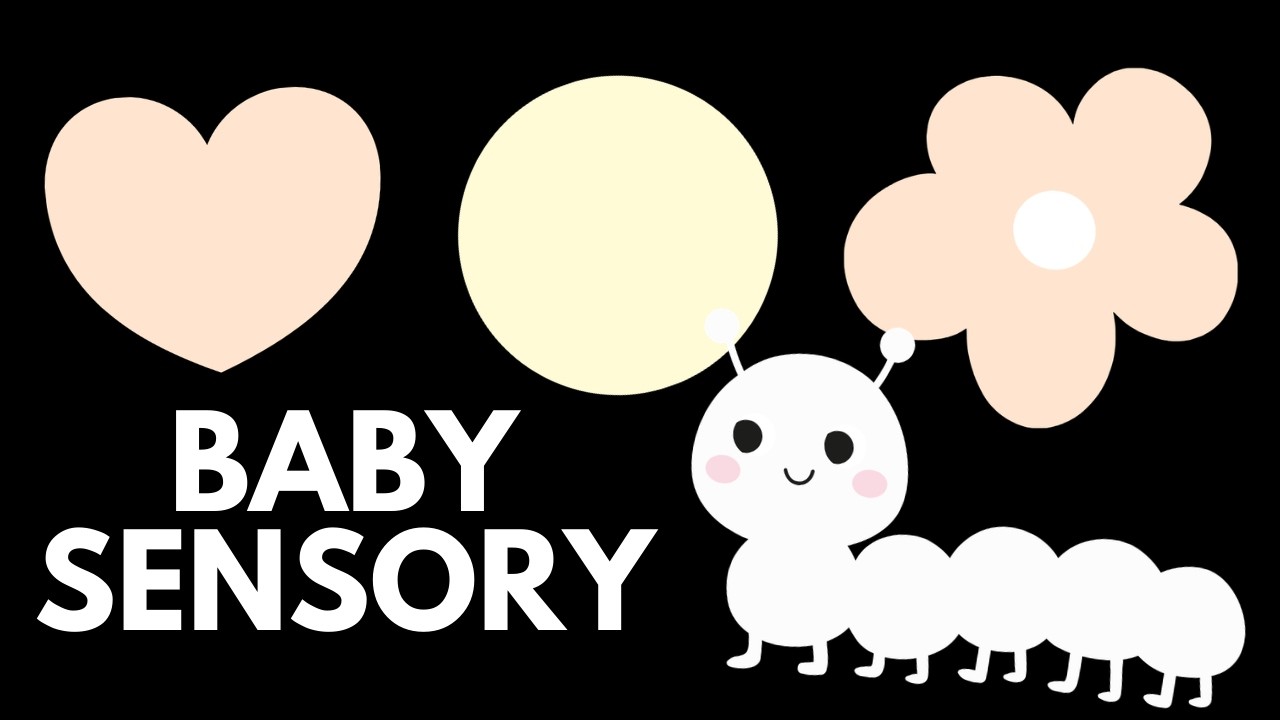 Baby Sensory Video 💛 | High Contrast Shapes & Soft Colors | Low Stimulation | Calm Music | 30 Min