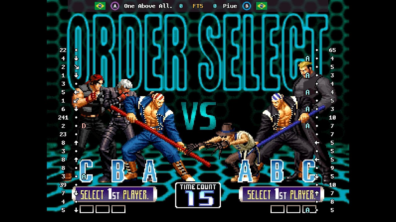 The King of Fighters 2002 - 🇧🇷 One Above All.(A) vs 🇧🇷 Piue(B) | Fightcade (2026-03-09 18:08 UTC)