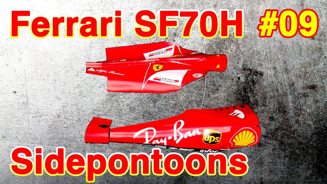 PAPERCRAFT Ferrari SF70Hを作る！ #09