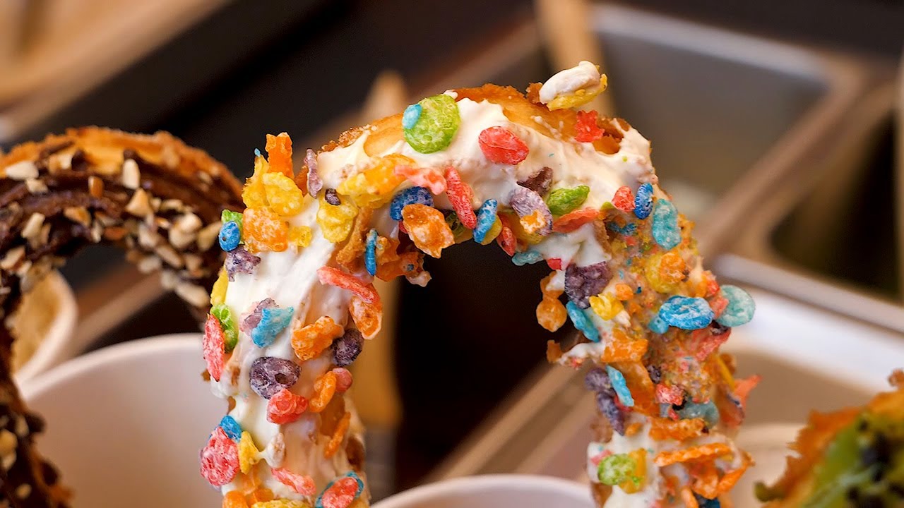 Churros of various toppings - Korean Street Food