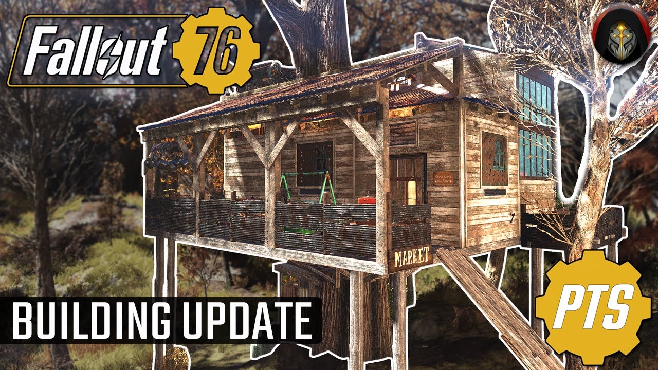 Fallout 76 | New BUILDING UPDATE | Treehouse Camp. [PTS]