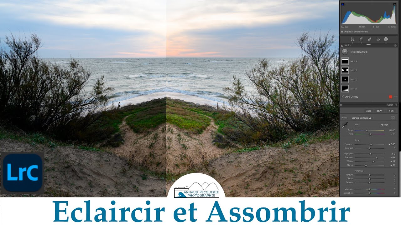 Récupération des ombres et des hautes lumières dans Lightroom