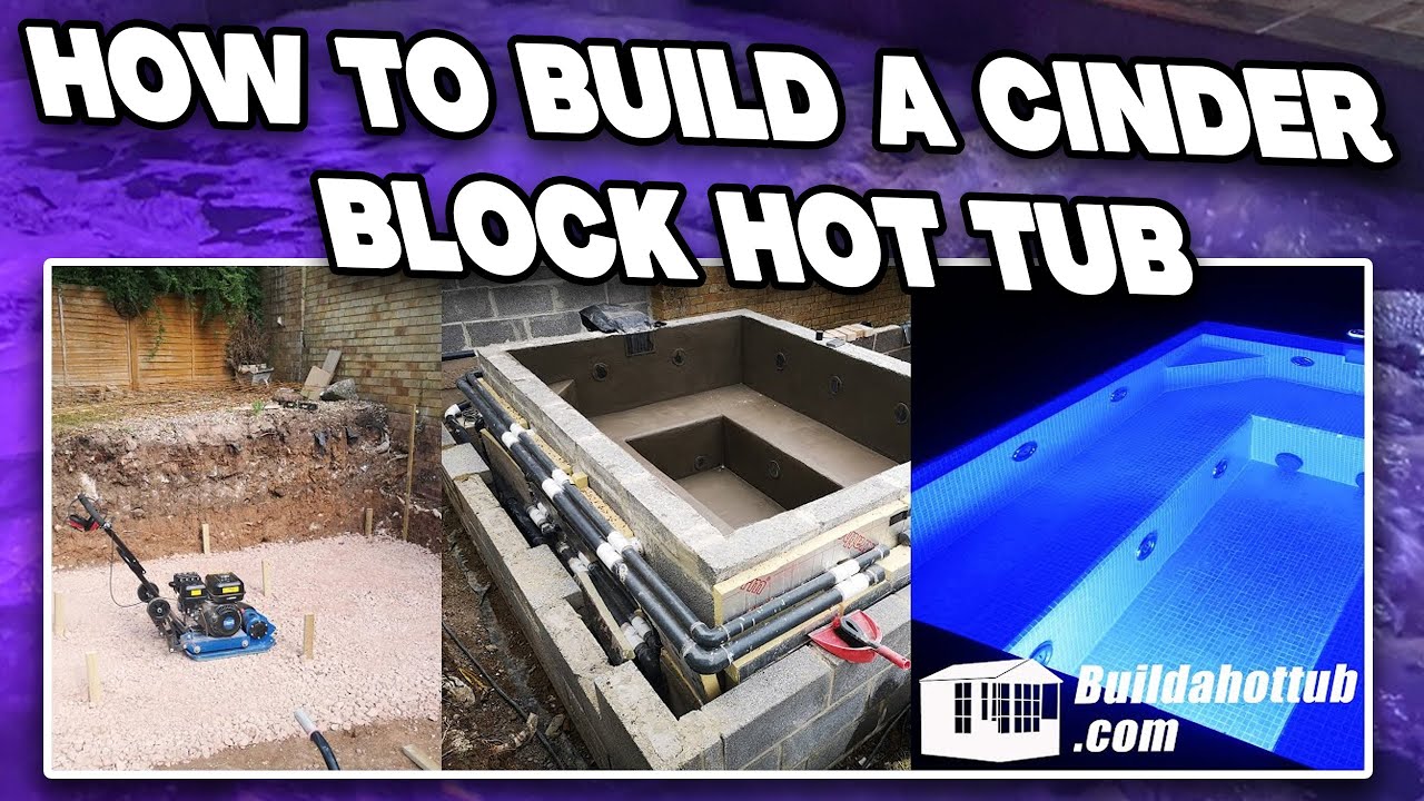 Build a DIY Cinder Block Hot Tub