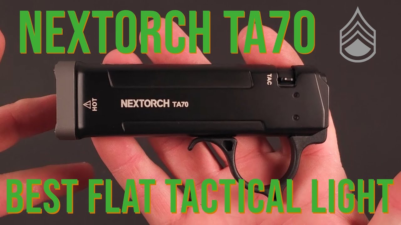 NEXTORCH TA70 — точный тактический плоский фонарь!