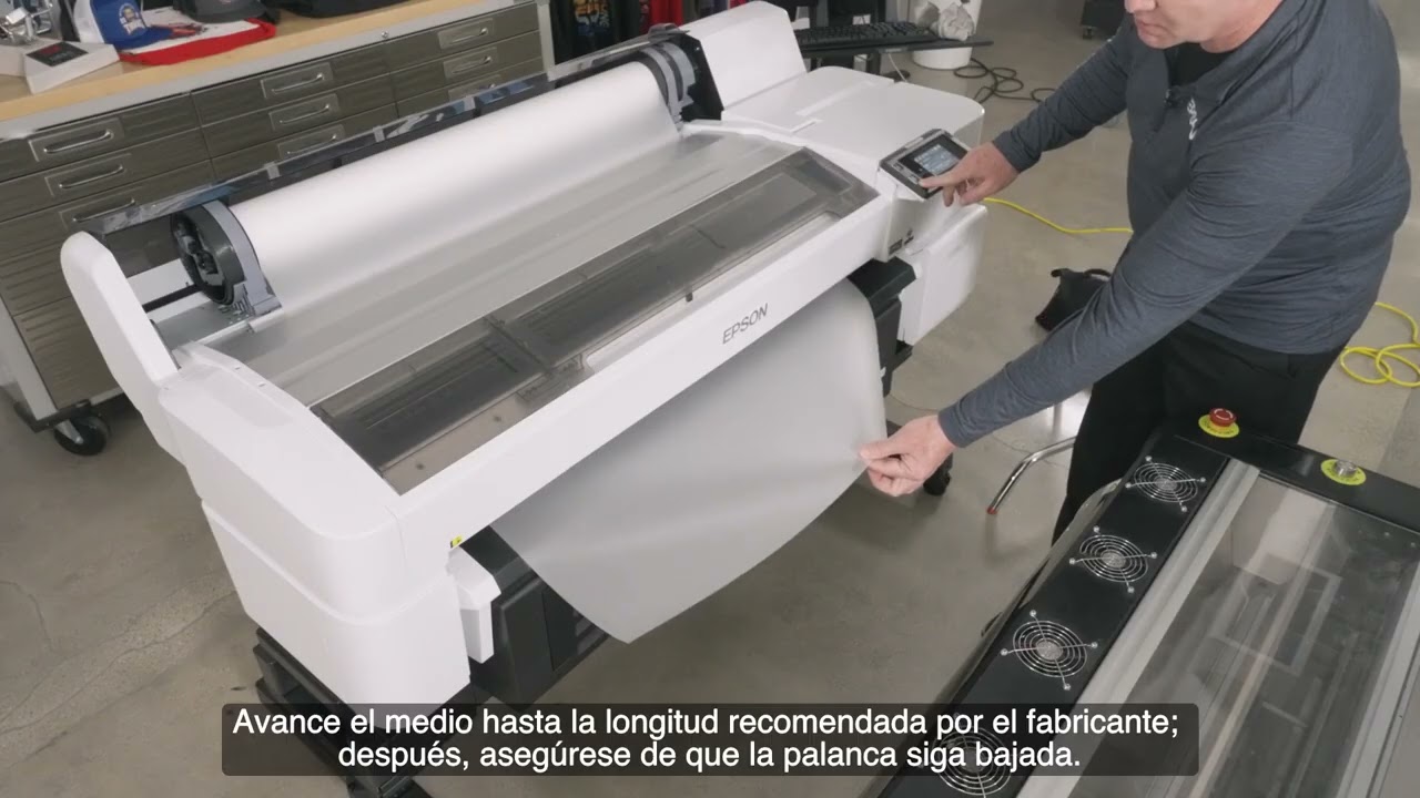 Guía para Cargar Papel o Medios de Impresión en la Epson G6070