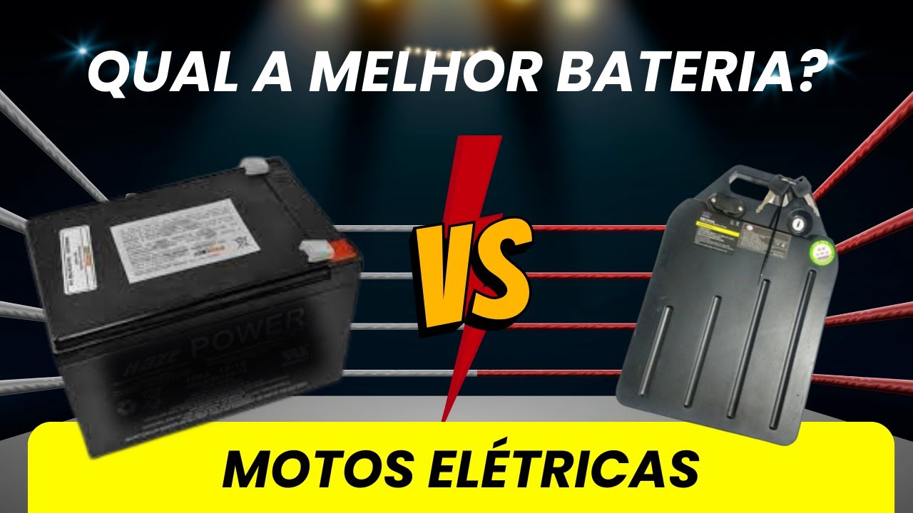 Qual Melhor Bateria para Motos Elétricas: Chumbo ou Lítio ?