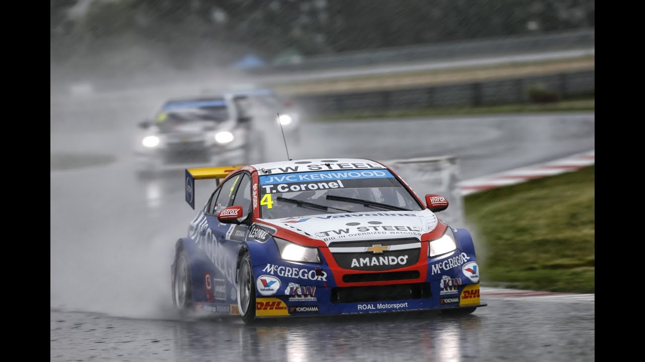 Rain, Madness, racing: WTCC Slovakia race highlights Tom Coronel 2014