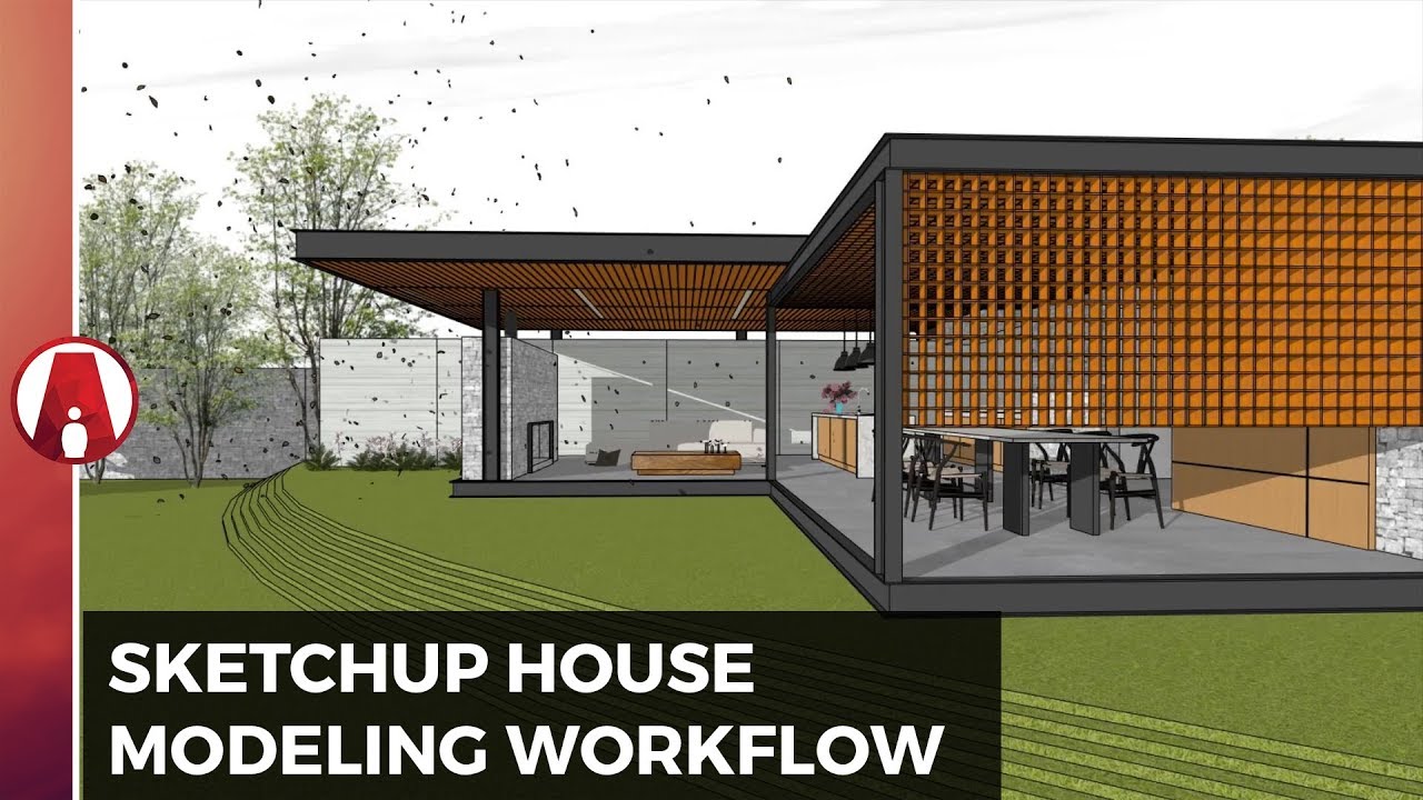 Sketchup House Modeling Workflow