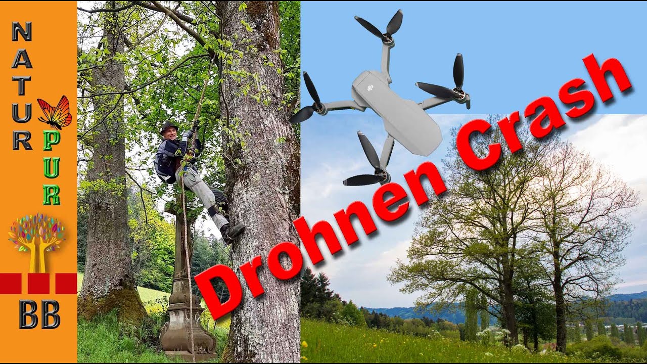 Drohnen Crash und die sensationelle Rettung aus 23 m Höhe