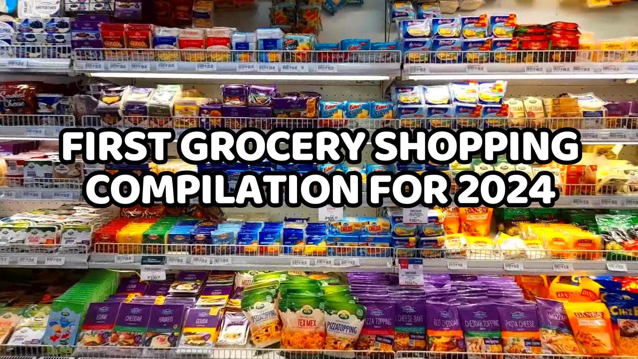 First Grocery Shopping Haul Compilation for 2024